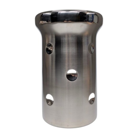 Waterford Marquis Stainless Steel Wine Cooler Silver Tone Polka Dimple Dot 9" - Picture 6 of 12